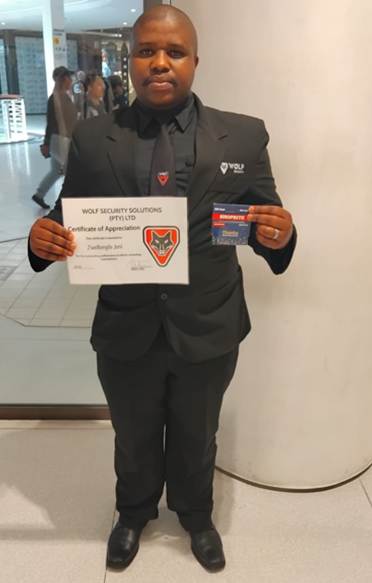 Shift commander Zwelilungile Joni