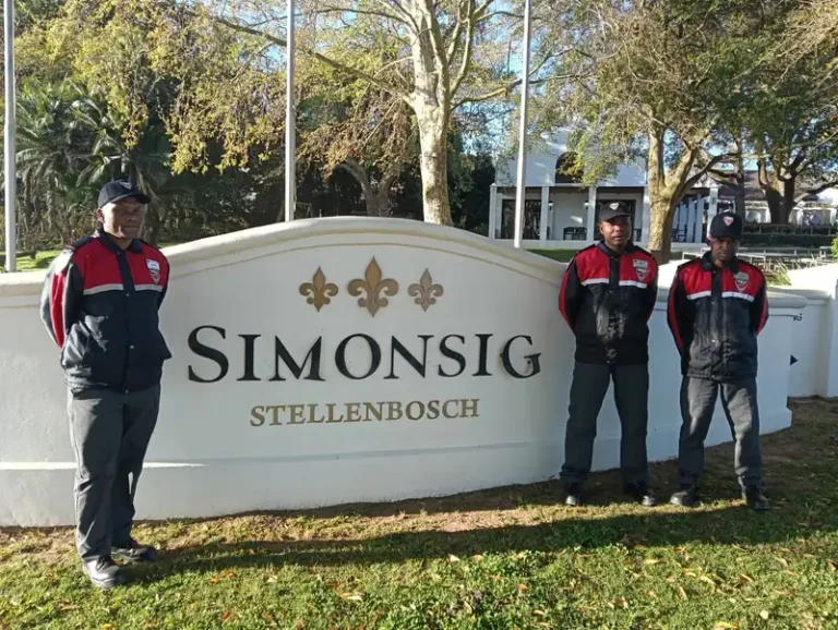 Wolf security simonsig stellenbosch site team