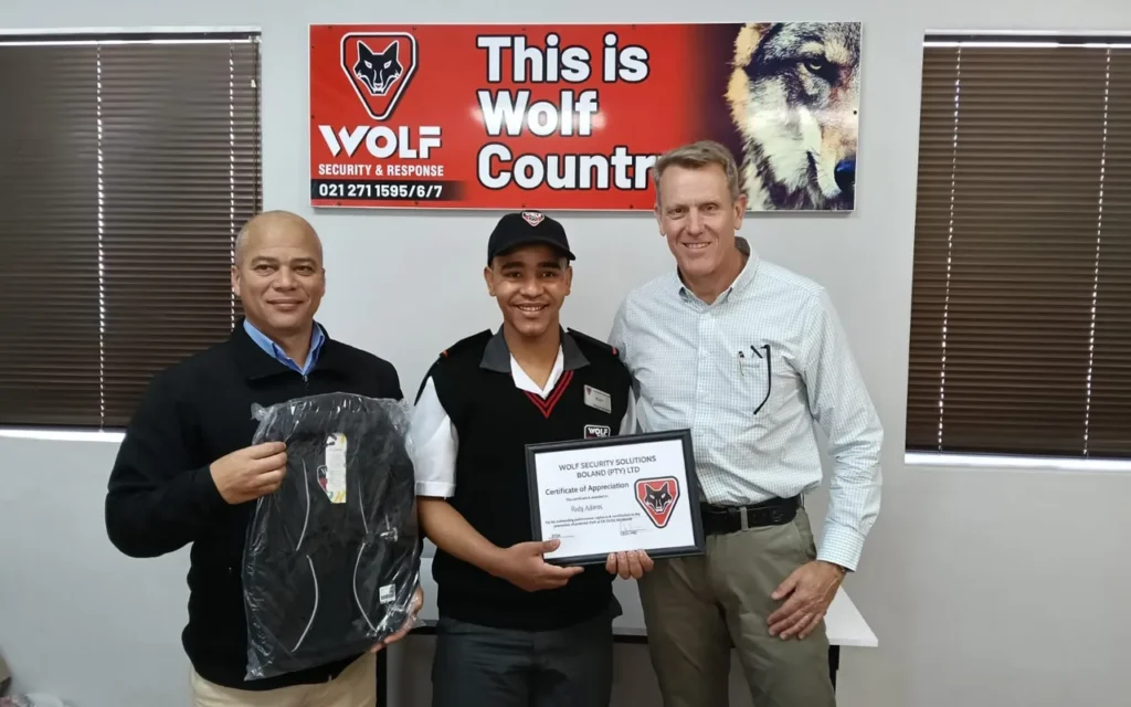 Wolf group rudy adams recognition feature